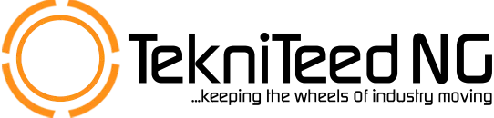 tekni logo black text